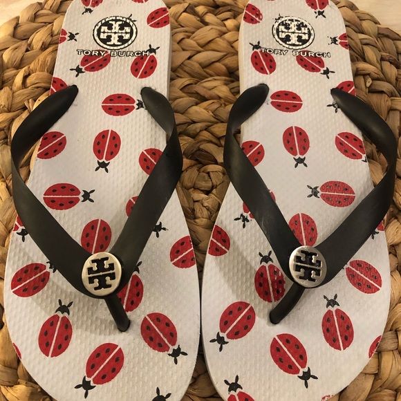 tory burch flip flops size 10